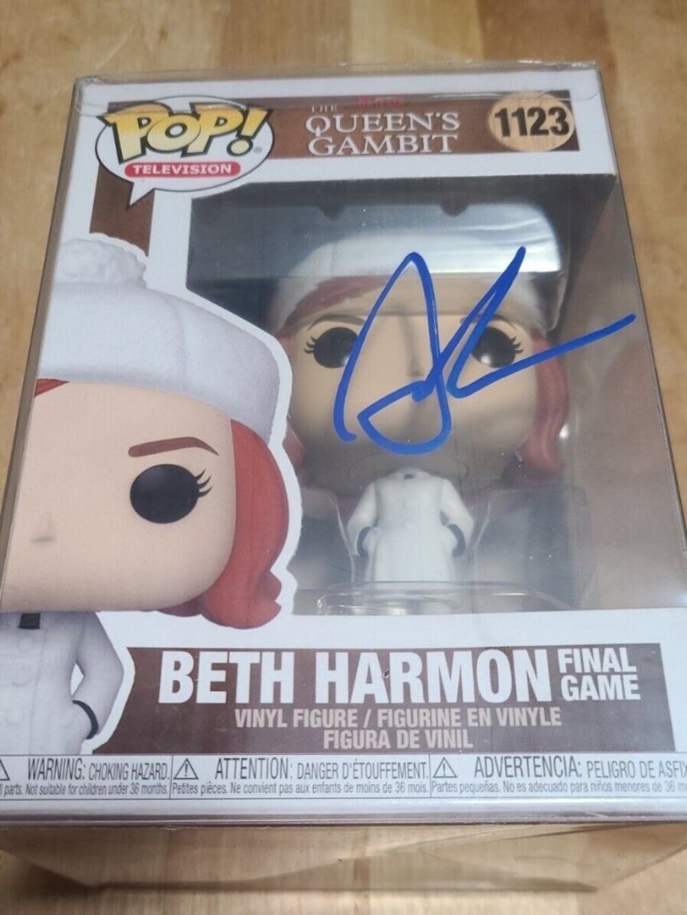 Anya Taylor Joy signed Funko POP! Television - The Queen's Gambit - Beth Harmon